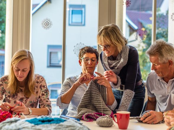 Natürlich kreativ - Strickworkshop im Chesa Monte