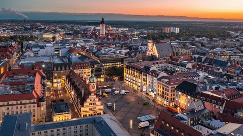 Marktplatz in Leipzig