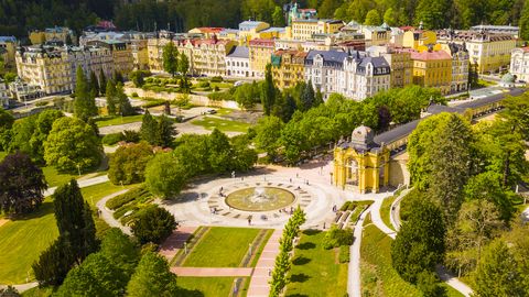 Skalník-Park in Marienbad