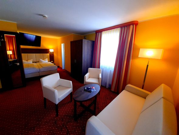 Familienzimmer- Doppelzimmer mit Aufbettung