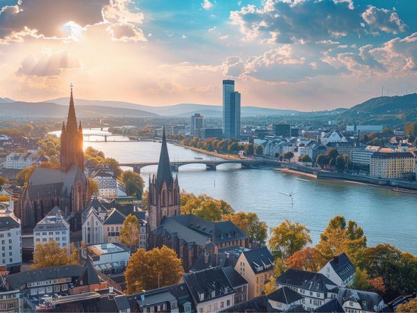 Silvester auf dem Rhein in Bonn, Nordrhein-Westfalen Halbpension