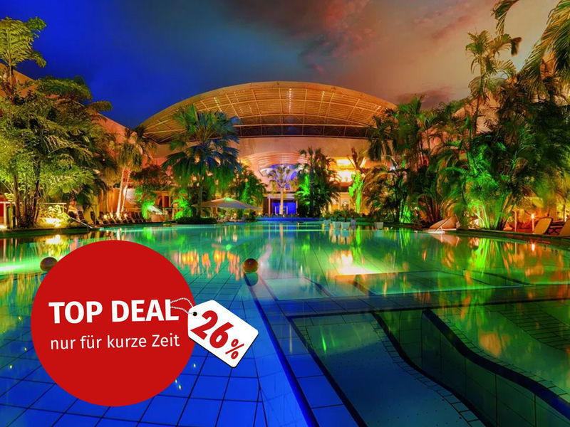 TOP DEAL! Erding – 2 Tage Wellness-Auszeit inkl. 1 Thermen-Tageskarte