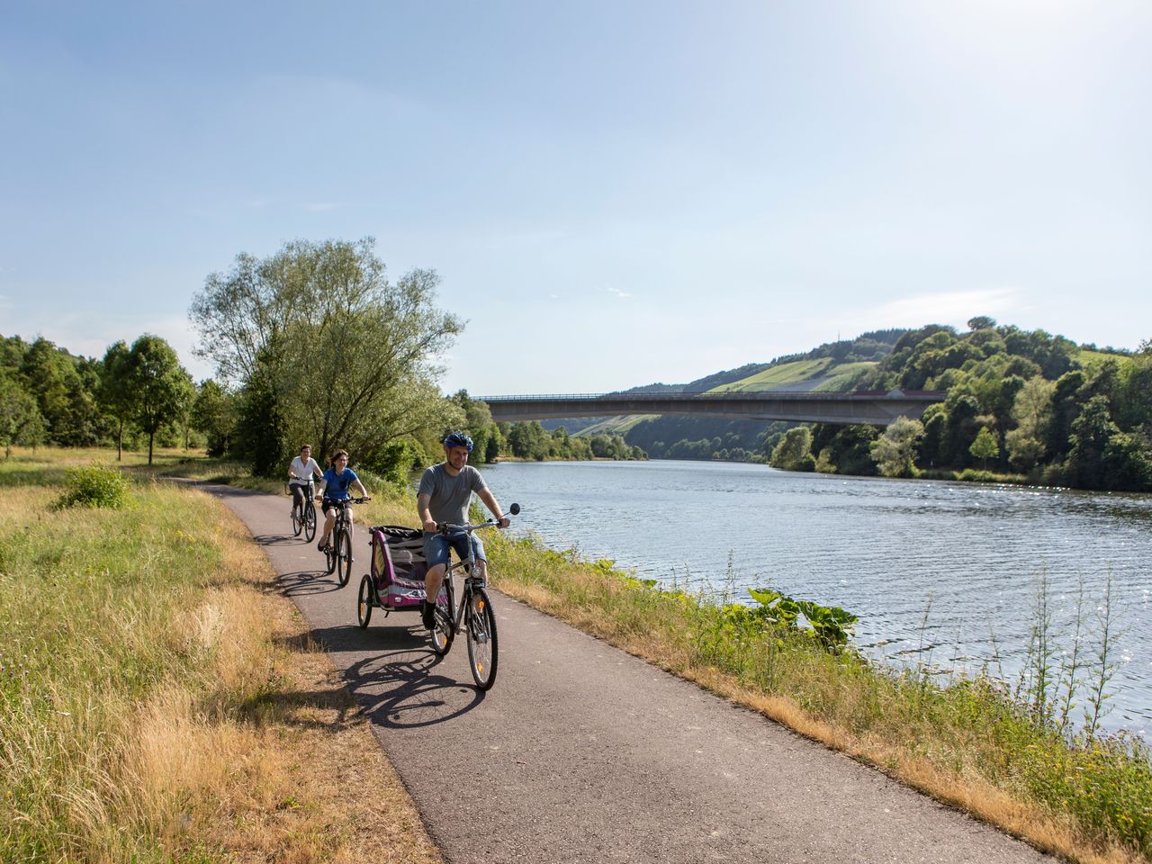 Kleine Auszeit an der Saar nahe der Mosel