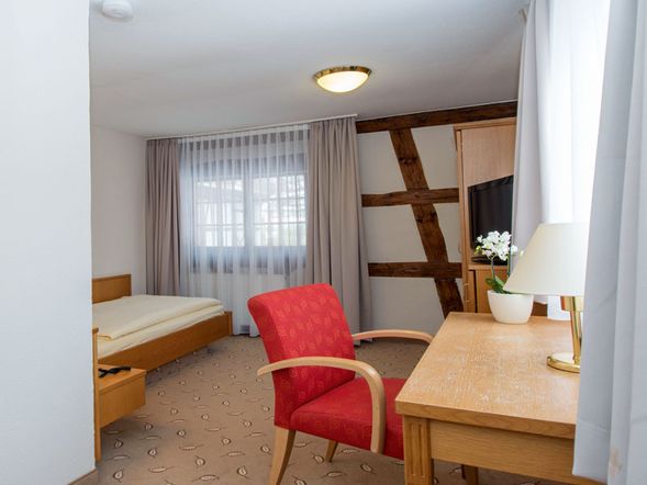 Einzelzimmer Budget zur Landseite
